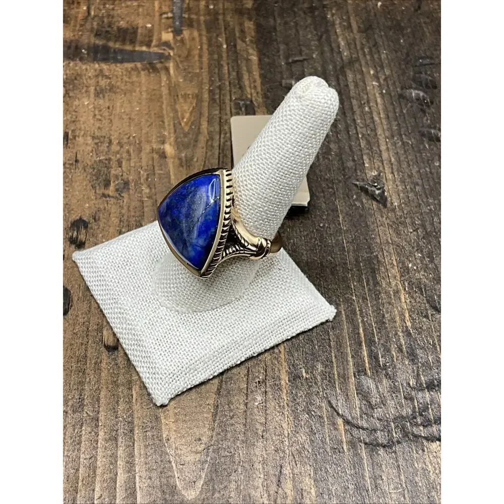 Barse Pyramid Ring- Lapis- Bronze-9.5-NWT - Picture 3 of 7